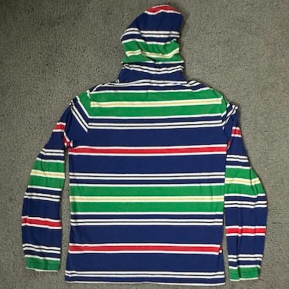 Polo Ralph Lauren Men's Colored Striped Jersey Hooded T-Shirt in Sz. Small- EUC - Picture 10 of 11